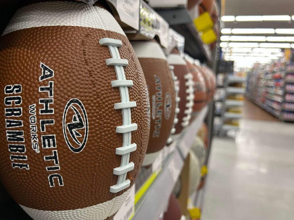 Footballs, football equipment